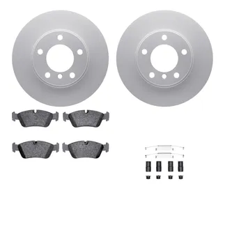 R1 Concepts WDTH1-31006 Brake Rotors - Carbon Coated W/ Euro Ceramic Pads & Hdw